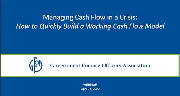 Managing Cash Flow in a Crisis: How to Quickly Build a Working Cash Flow Model