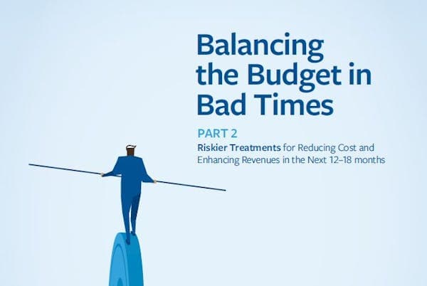 Balancing the Budget in Bad Times - Part 2