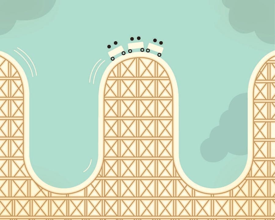 roller coaster graphic
