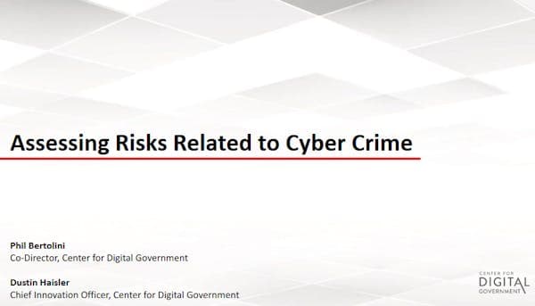 Assessing Risks Related to Cyber Crime