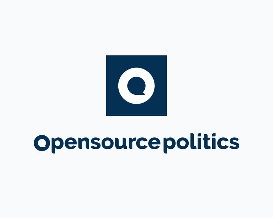 Photo of Open Source Politics Logo. 