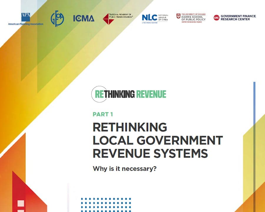 Rethinking Local Government Revenue Systems Report Cover