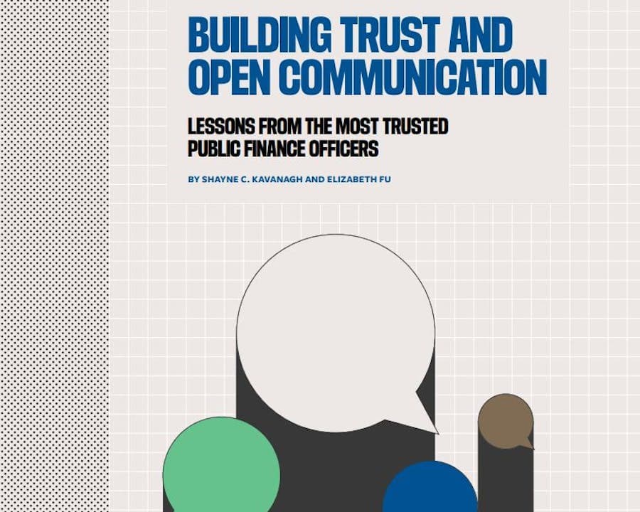 Image of research cover with words "Building Trust and Open Communication"